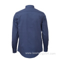 Men's Casual Wear Blue Denim Long Sleeve Shirt